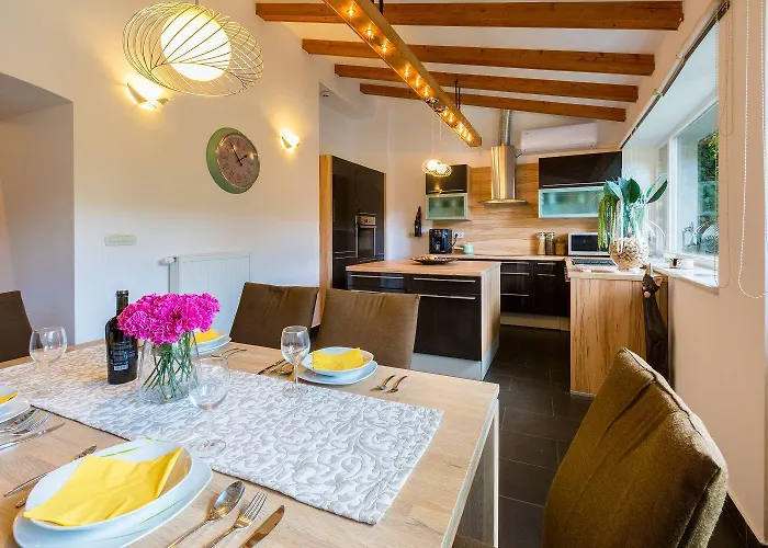 Hundefreundliche Mit 3 Klimaanlagen, Privatpool, Grill, Waschmaschine, Heizung Tatil Evi Krizisce